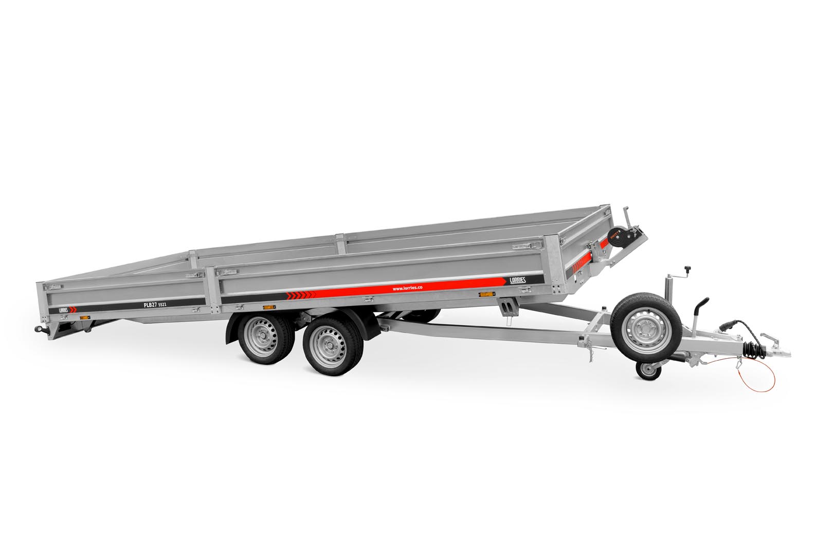 LORRIES-laweta-burty-PLBS27-5521-14A7701 przyczepa laweta z burtami PLBS27-5521 2700 kg